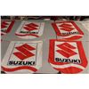 Image 2 : Suzuki Motorcycle Pennant Banner (Torn in Middle) (About 18')