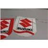 Image 5 : Suzuki Motorcycle Pennant Banner (Torn in Middle) (About 18')