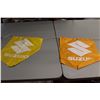 Image 2 : Rainbow Suzuki Motorcycle Pennant Banner (About 8')