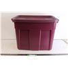 Image 1 : *Rubbermaid Roughneck Purple Storage Tote