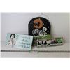 Image 1 : (2) Wooden (1) Tin Signs W/Sayings