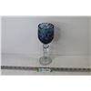 Image 1 : Colored Glass 10" Stemmed Glass