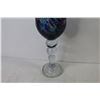 Image 3 : Colored Glass 10" Stemmed Glass