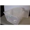 Image 3 : *Clear Storage Tote w/Wheels