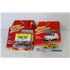 Image 2 : (2) Johnny Lightning Die Cast Cars - (2) Match Box Die Cast Cars