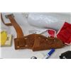 Image 2 : Plastic Budweiser Cup - Palm Dairies Tags - Toy Holster - Misc. Items