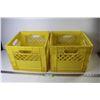 Image 1 : *(2) Plastic Dairy Land Milk Crates