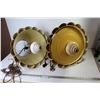 Image 9 : *(2 X BID PRICE) (2) Vintage Hanging Lamps (untested)