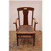 Image 1 : *Antique Wooden Chair with Arm Rests