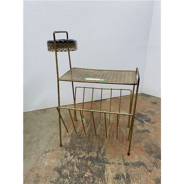 *Retro Wire Smoking Stand with Ashtray - 26"