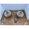 Image 5 : *(2x Bid Price) (2) Matching Retro Hanging Light Fixtures