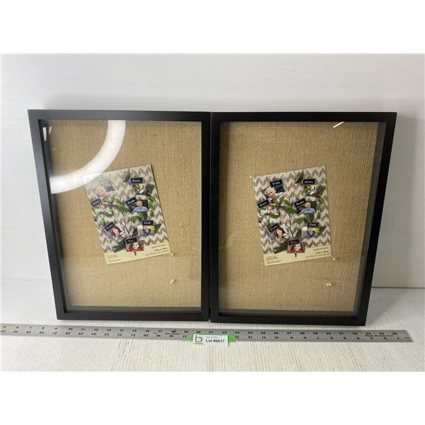 (2x Bid Price) (2) 12  x 16  Shadow Boxes