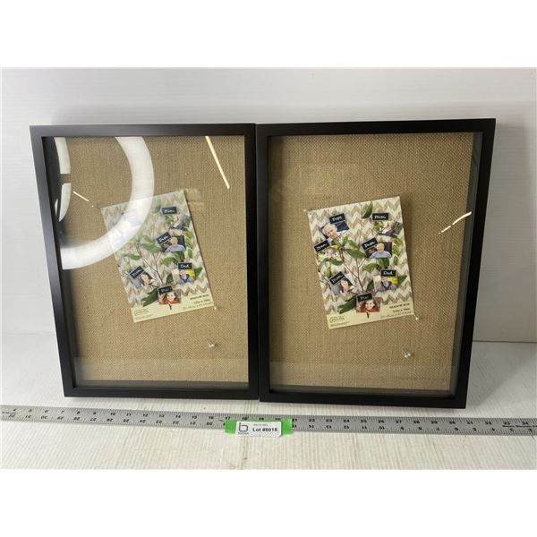 (2x Bid Price) (2) 12  x 16  Shadow Boxes