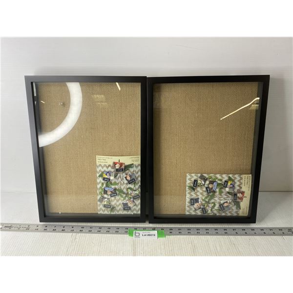 (2x Bid Price) (2) 12  x 16  Shadow Boxes