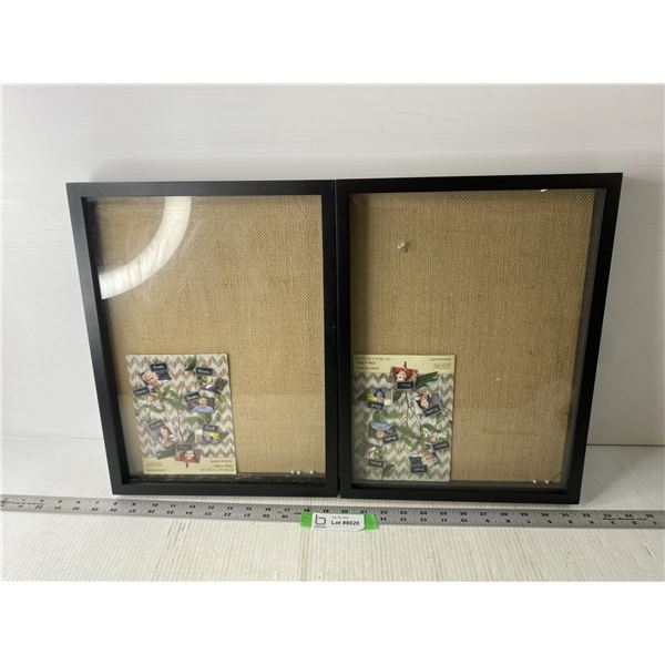 (2x Bid Price) (2) 12  x 16  Shadow Boxes