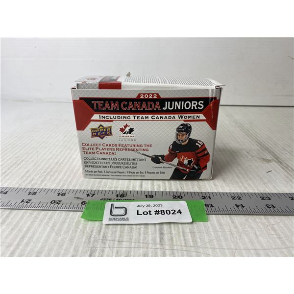 (85) 2022 Team Canada Juniors Trading Cards