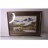 Image 1 : *Framed Watercolor of BC Mountain Scene - 19 1/2" x 25 1/2"