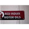 Image 2 : Red Indian Motor Oils Sign (3x11)