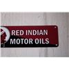 Image 2 : Red Indian Motor Oils Sign (3x11)