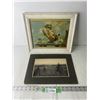 Image 1 : Framed Calendar Print and Cabinet Card