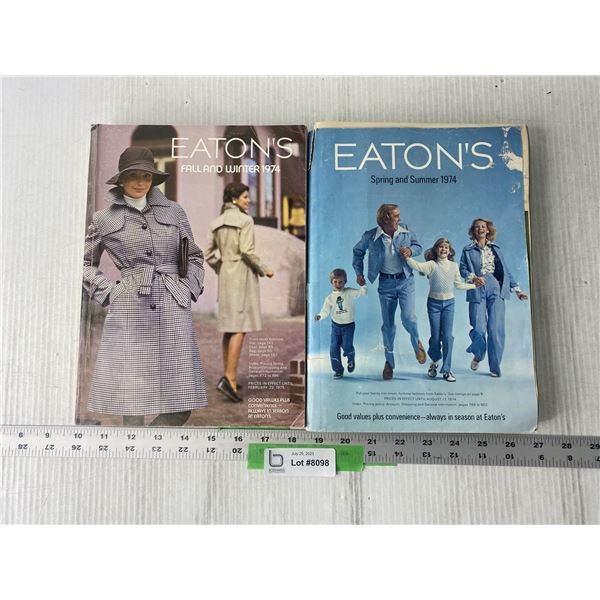 (2) 1974 Eaton's Catalogues