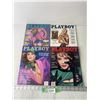 Image 1 : (4) Vintage 1980s Playboy Magazines