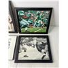Image 2 : (4) Framed NFL Photos - Saskatchewan Roughriders (Cracked Glass)