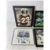 Image 3 : (4) Framed NFL Photos - Saskatchewan Roughriders (Cracked Glass)