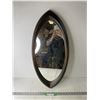 Image 1 : Vintage Oval Wall Mirror