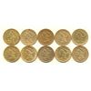 Image 1 : (10) Circulated $5.00 Liberty Gold