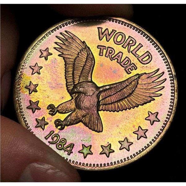 1984 World Trade Eagle One World Trade Unit 1 ozt .999 Silver