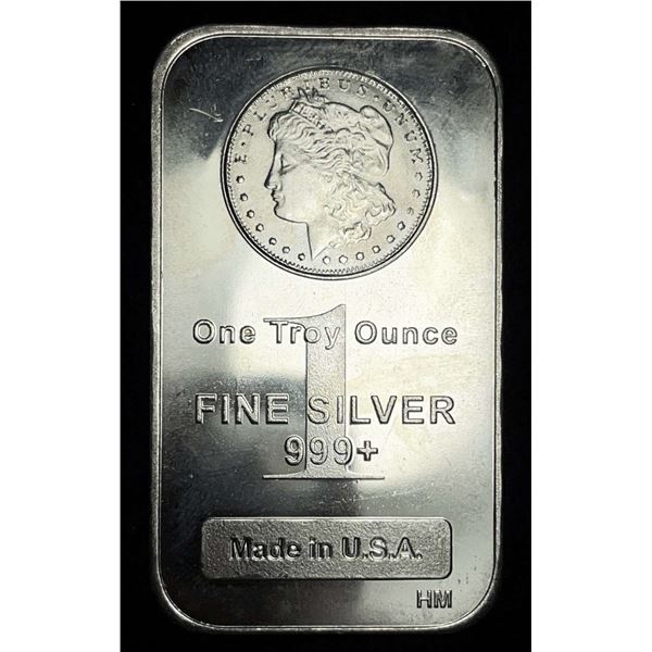 Highland Mint Morgan Design 1 ozt .999 Silver Bar