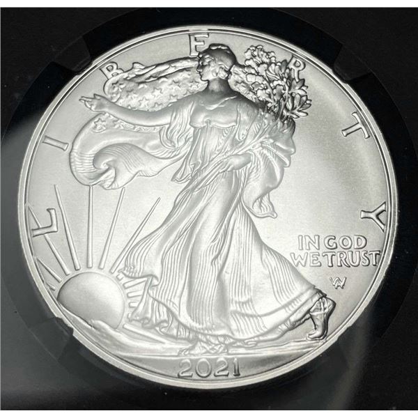 2021(W) American Silver Eagle Type 2 NGC MS70 Early Releases