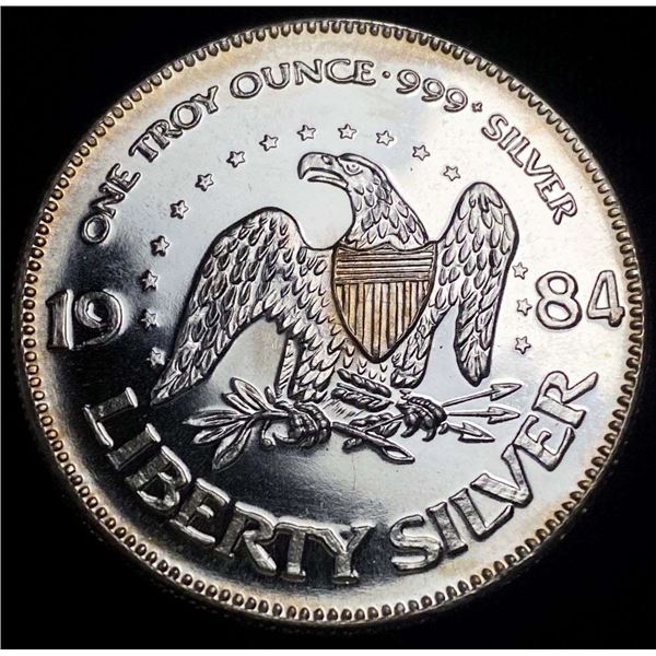 1984 A-Mark "Life Liberty Happiness" Proof 1 ozt .999 Silver