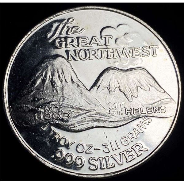 The Great Northwest Proof 1 ozt .999 Silver Trade Unit
