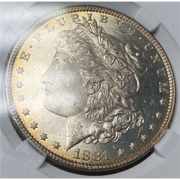 1881-O Morgan Silver Dollar MS64 PL