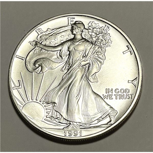 1991 American Silver Eagle