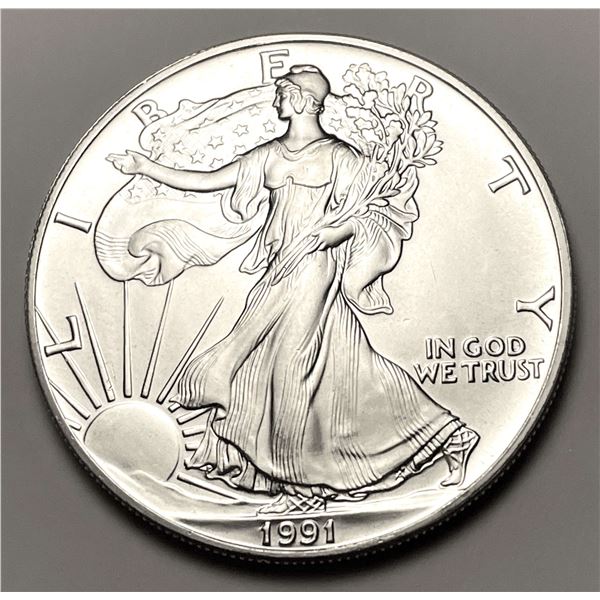 1991 American Silver Eagle