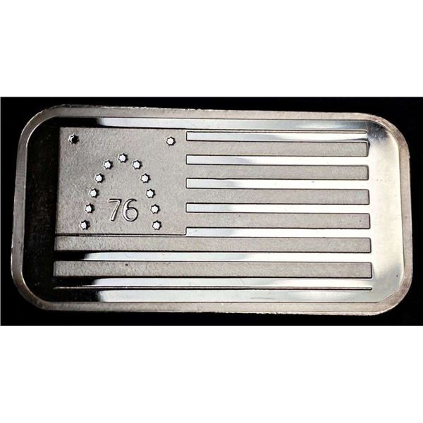 The Washington Mint "76" 1 ozt .999 Silver Bar