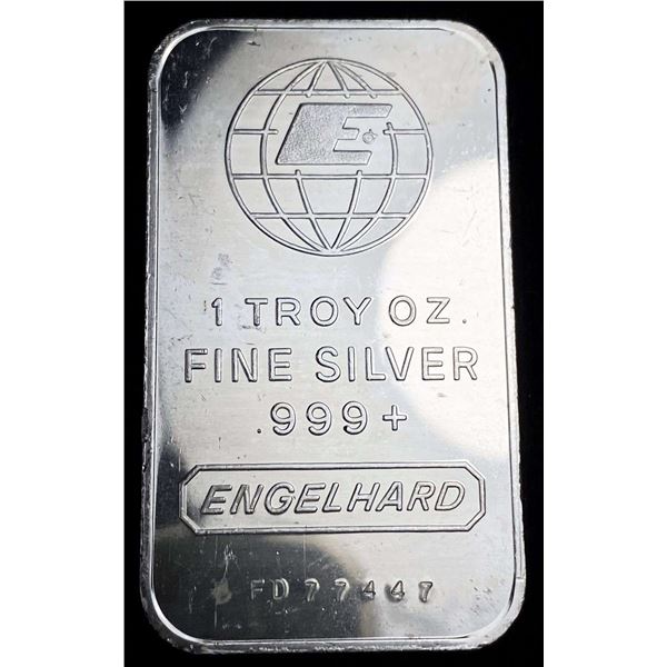 Engelhard 1 ozt .999 Silver Bar