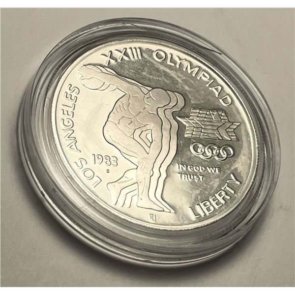 1983-S U.S. Olympic Proof Commemorative Silver Dollar