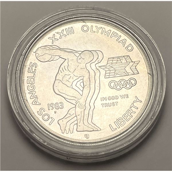 1983-P U.S. Olympic Commemorative Silver Dollar