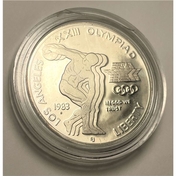 1983-S U.S. Olympic Proof Commemorative Silver Dollar