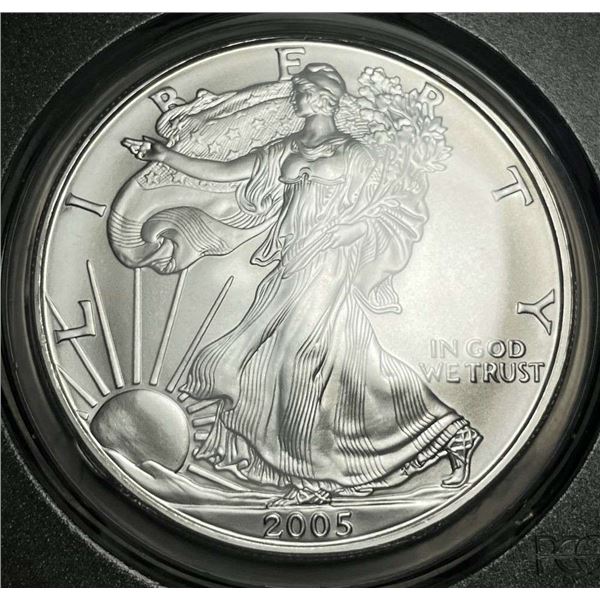 2005 American Silver Eagle PCGS MS70