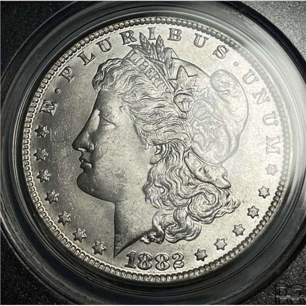 1882-O Morgan Silver Dollar PCGS MS63
