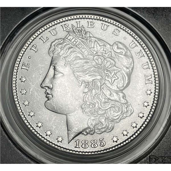 1885 Morgan Silver Dollar PCGS MS63