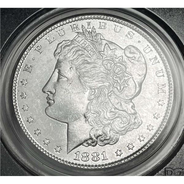1881-S Morgan Silver Dollar PCGS MS63