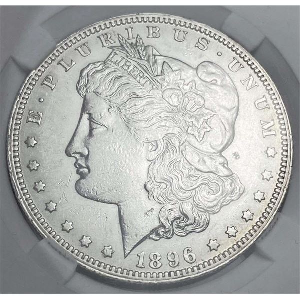 1896-O Morgan Silver Dollar MS62+