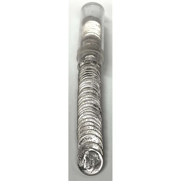 Roll (50-coins) 1954-S Roosevelt 90% Silver Dimes