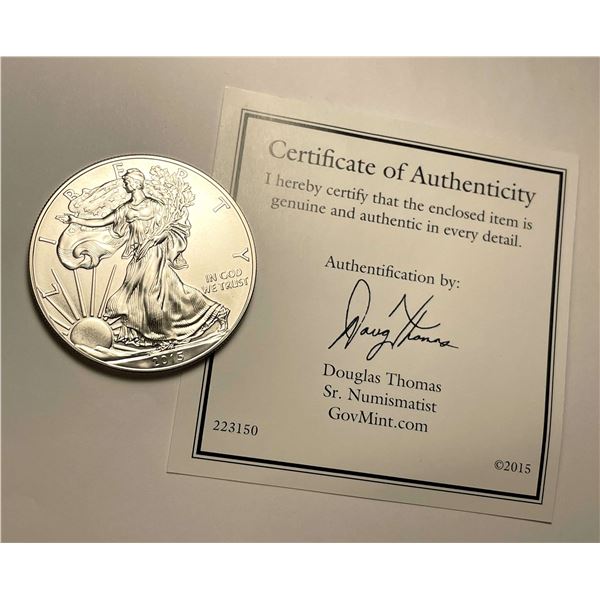 2015 American Silver Eagle